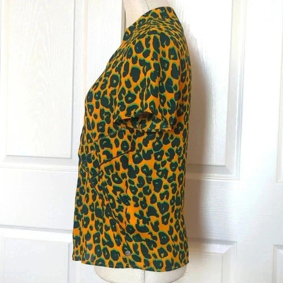 Scotch & Soda Les Filles Collection Cheetah Print Top - Picture 6 of 9